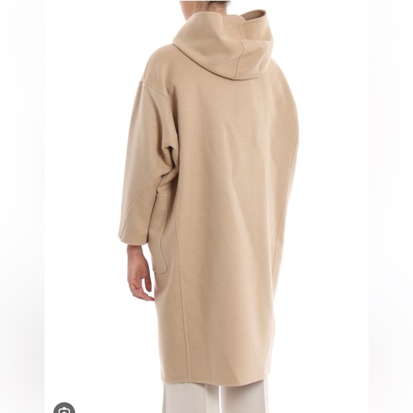 Retail$2,639 Max Mara Label-cut 100% PURE CAMEL WOOL Coat.Size US4 IT38 - Picture 5 of 6